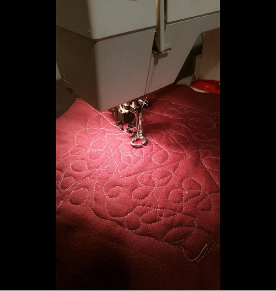 PannySewCraft Large Metal Darning Foot Free Motion Presser Foot - Fits All Low Shank Singer, Brother, Babylock, Euro-Pro, Janome, Kenmore, White, Juki, New Home, Simplicity, Elna and More!