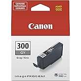 Canon PFI-300 Genuine Gray Ink Tank, Compatible with ImagePROGRAF PRO-300 Printers