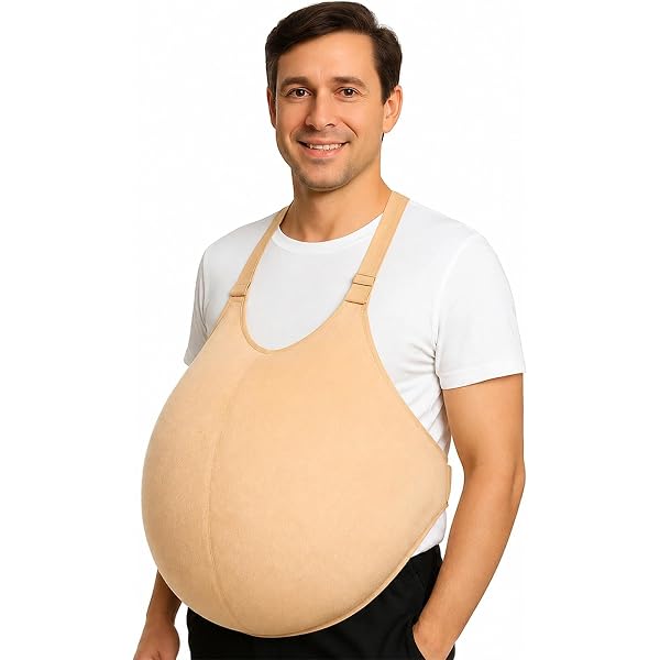 Santa Claus Suit Belly Stuffer (Red) Adult Costume Accessory