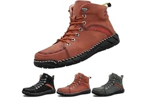 Vilobel Mens Slip on Shoes, Vilobel Men's Orthopedic Safety Work Shoes, Waterproof, Arch Support, Non-Slip