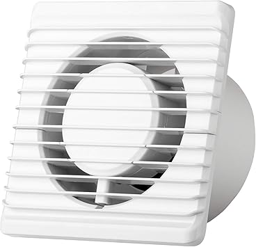 Badventilator O 100 Mm In Weiss Mkk Planet Lufter Ventilator Front