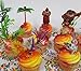 MOANA Birthday CUPCAKE Topper Set Featuring Moana Figures,Themed Decorative Accessories, Figures Average 1