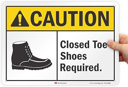 closed shoes