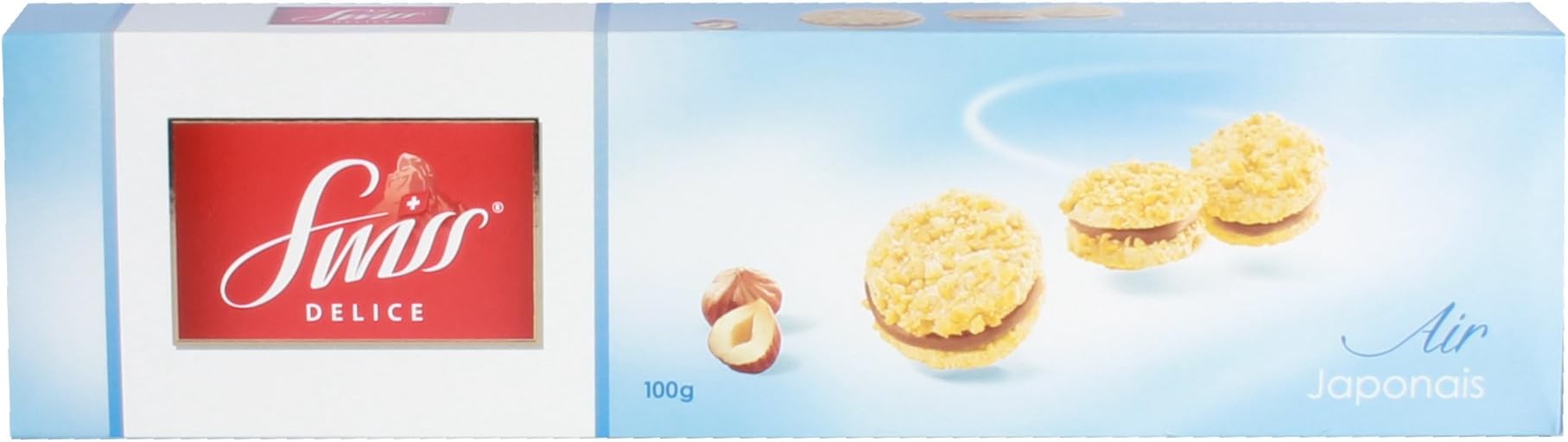 Swiss Delice Japonais (100g) - Made in Switzerland - Pack of 2