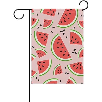 Amazon Com Vioceff Pretty Watermelon Outdoor Garden Flags Yard