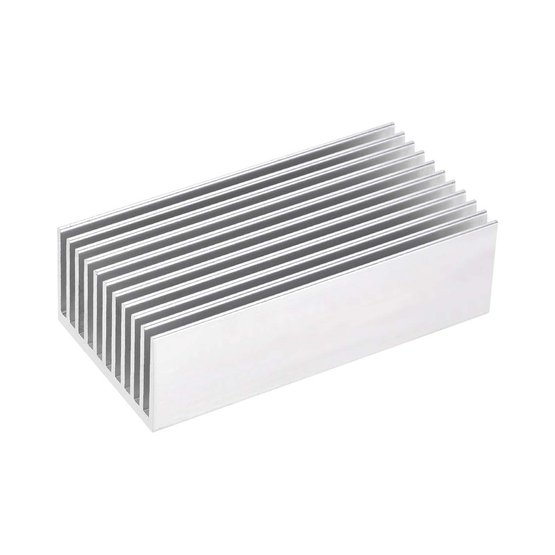 sourcing map Electronics Cooler Heatsink for LED and Power Silver 100 x 50 x 30 mm