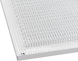 EUROPLAST 400x150mm White Metal Air Vent Grille with Insect Mesh view 3