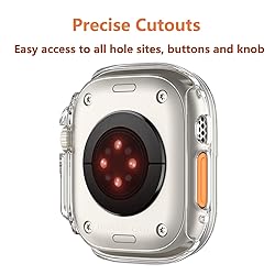 HANKN 2 Pack Hard Case 49mm for Apple Watch Ultra 2