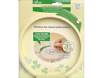 Clover 7 Inch Embroidery Stitching Tool Hoop