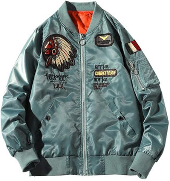 Amazon Habille ハビー メンズ レゲエ Ma 1 フライトジャケット ワッペン 秋冬 ストリートファッション 2カラー コート ジャケット 通販