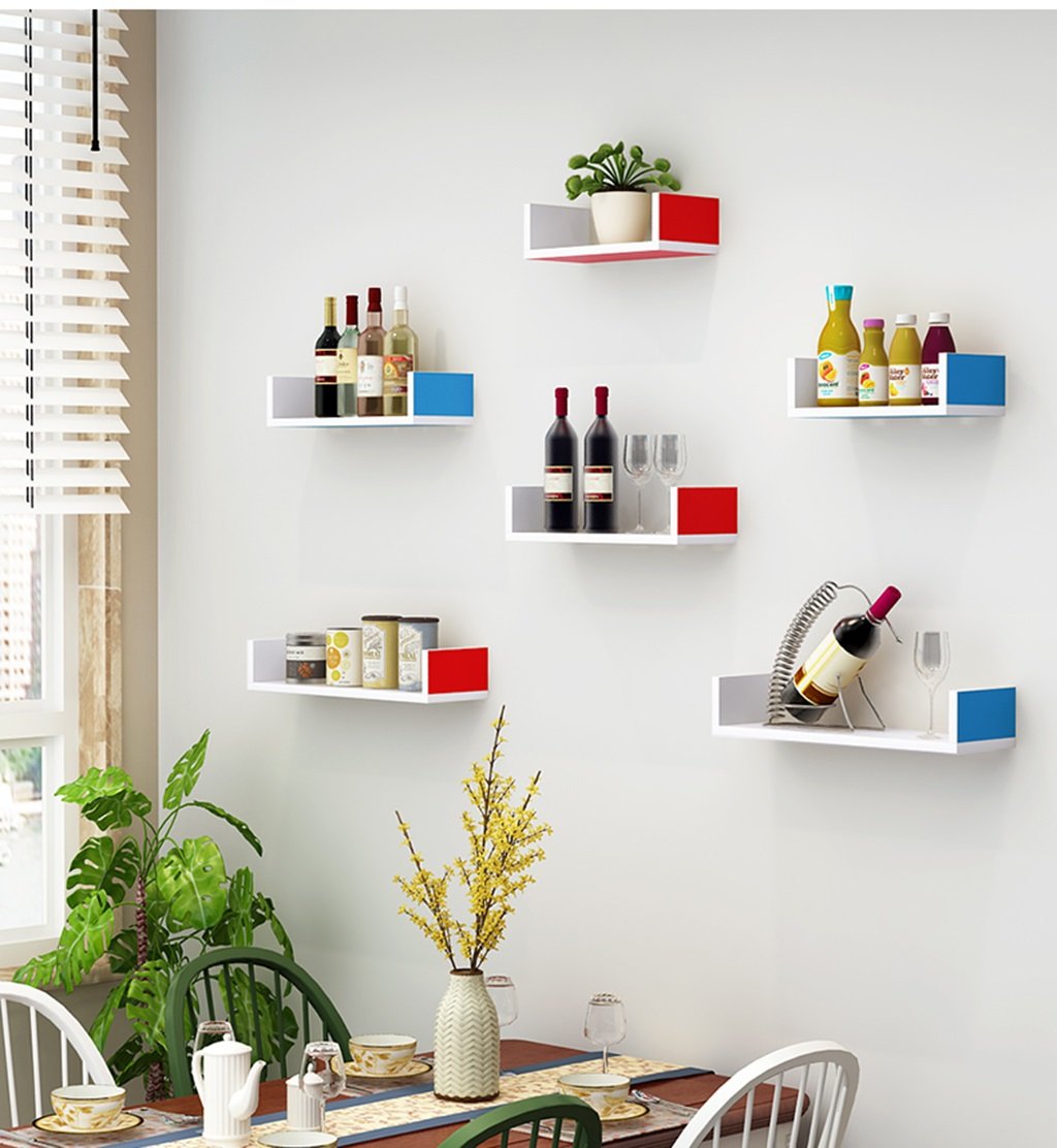 ZWD Tapiz de interior Color : C Estante de paleta Dormitorio Sala de