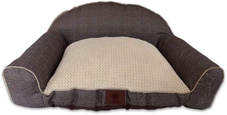 herringbone dog bed