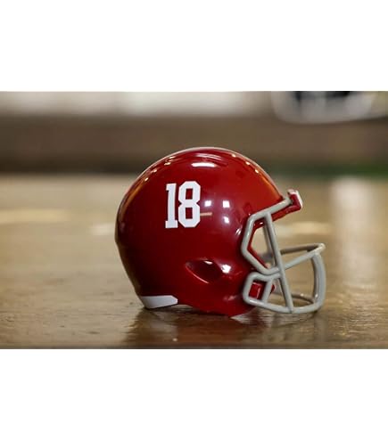 Riddell NCAA Alabama Crimson Tide Speed Mini Football Helmet : Sports & Outdoors