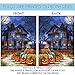 Toland Home Garden 28x40 Inch Double Sided House Flag Halloween Flag, Spooky Manor Spooky Halloween Garden Flag For Outdoor Yard Flag Decoration