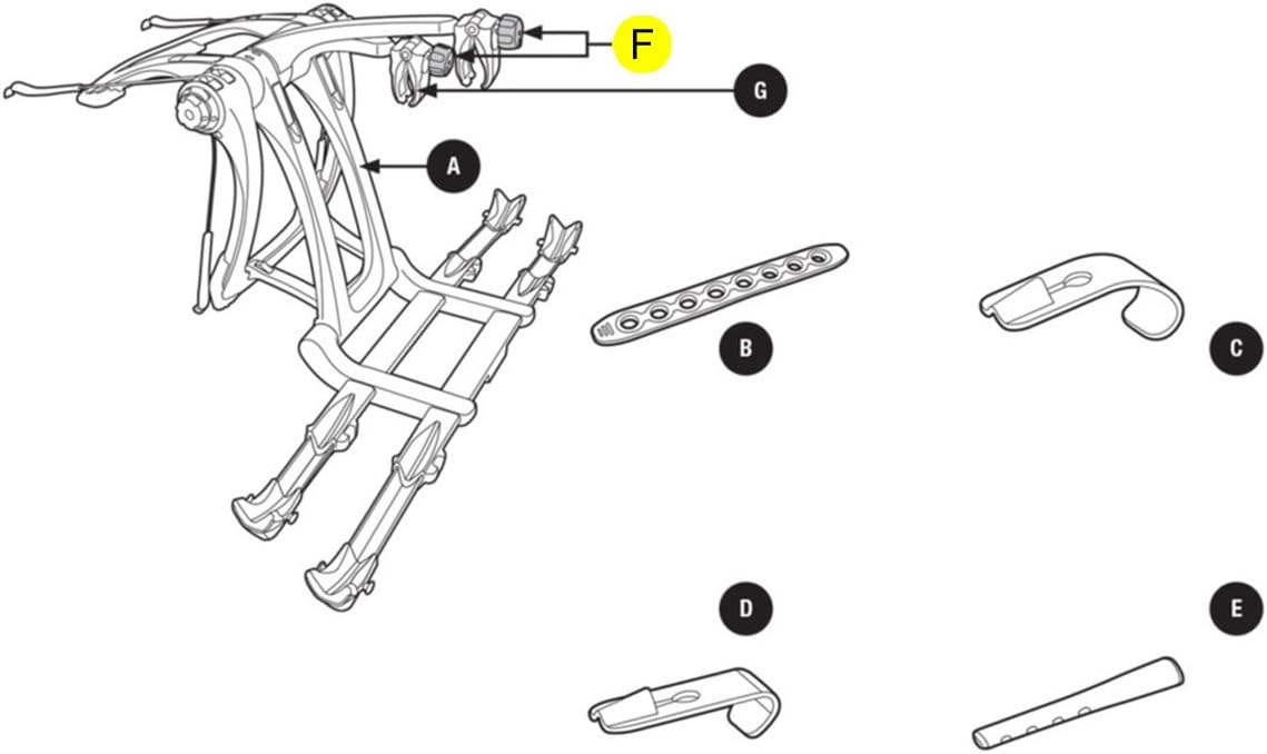 thule knob with lock