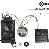 12888 Quartz Pendulum Clock Movement, Mechanism Repair Part Replacement Kit | Battery Powered | Ideal for Wall Clock Movement Pendulum Clock | with Chime Music Box &amp; Pointer