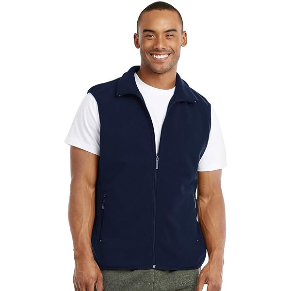 IZOD Men's Advantage Performance Full Zip Sweater Fleece Vest