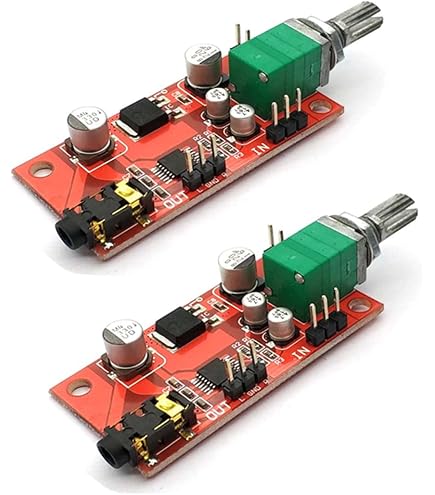MAX4410 Mini Headphone Amplifier Board | NE5532 Preamp | DIY Power Amp Module