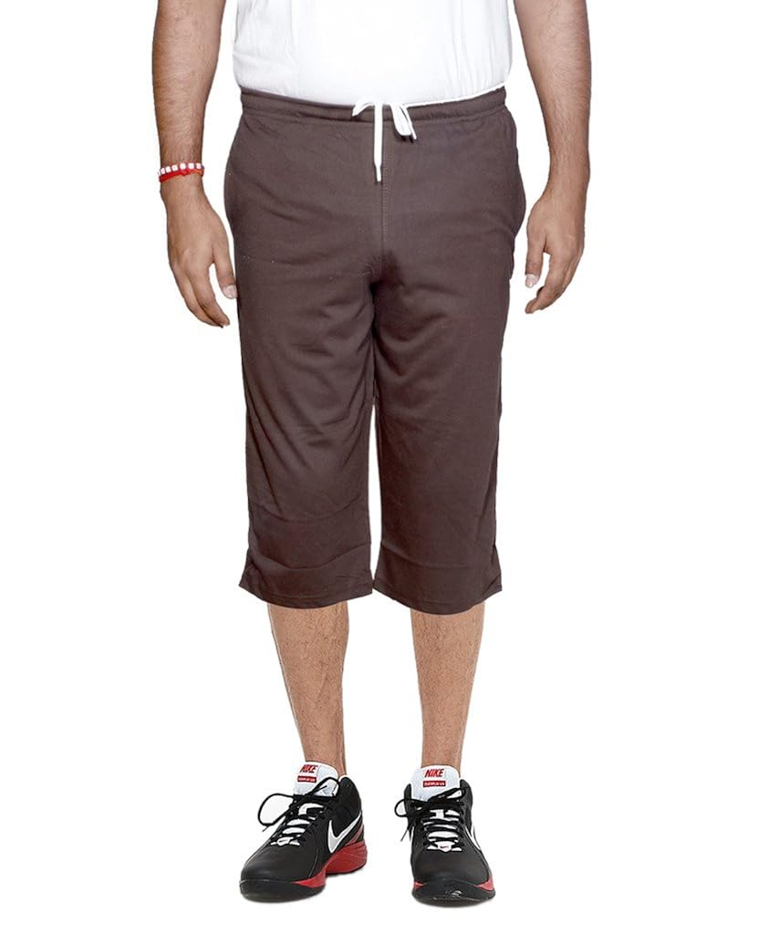 indiweaves men's regular fit nightwear/ capri