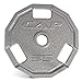CAP Barbell 12-Sided Cast Iron 2-Inch Olympic Grip Weight Plates, Gray, Single, 5 Pound