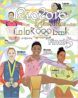 RIO 2016 Gymnastics "Final Five" Coloring Book for Kids ...
