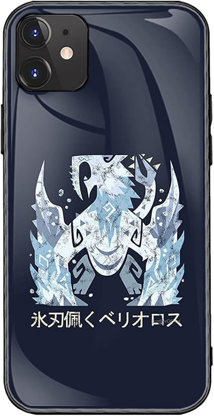Amazon Co Jp モンスターハンターライズ Iphone用ケース ジンオウガ グッズ 強化ガラス 防護カバー 耐衝撃 携帯電話ケース Iphone 7 8 ベリオロス 家電 カメラ