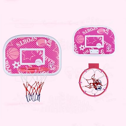 pink basketball goal