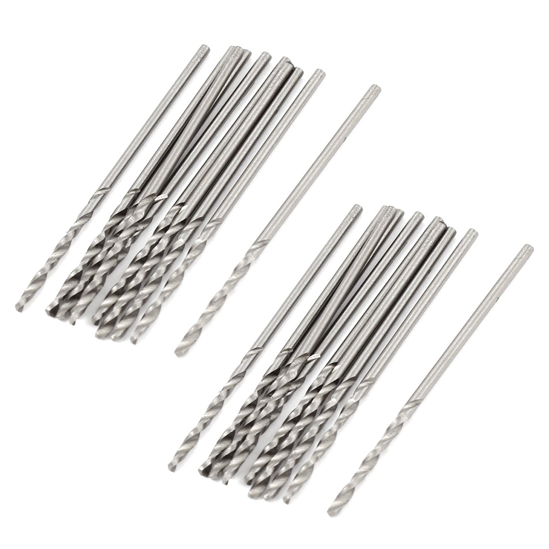 Sourcingmap Electric Drill HSS 1.2mm Dia Tip Straight Shank Twist Drill Bits 20PCS