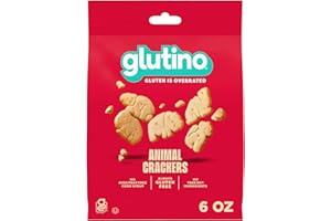 Glutino Gluten Free Animal Crackers, Crunchy and Sweet, Original Flavor, 6 oz
