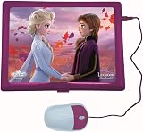 Lexibook Frozen Educational Laptop French English 124 Activities Elsa Anna view 3