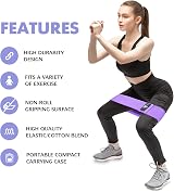CFX Resistance Bands Set with Non-Slip Hips Glutes Three Levels view 2
