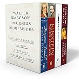 Walter Isaacson: The Genius Biographies: Benjamin Franklin, Einstein, Steve Jobs, and Leonardo da Vinci
