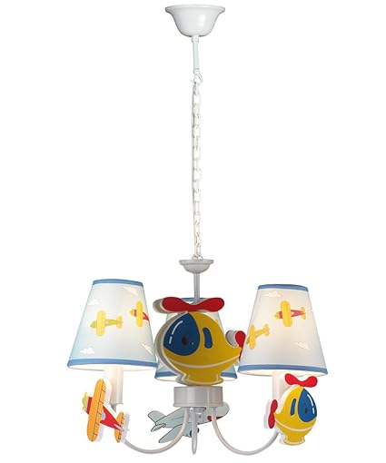 Purelume Boys Airplanes Ceiling Light Pendant Lamp Amazon Co Uk
