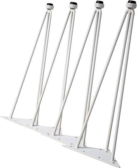 Amazon Co Jp サンニード テーブル 脚 パーツ アイアンレッグ Tlg 4s 4本 セット 幅13 5 奥行13 5 高さ42 Cm アイアン ホワイト 白 ホーム キッチン