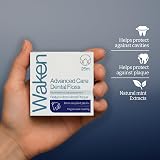 Waken Peppermint Dental Floss 25m Vegan 100% Natural Flavour White view 2