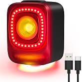 Magicshine Rechargeable Bike Tail Lights,200 Lumens Max Output,360&deg; Visibility Bicycle Lights, Smart Brake Sensor IPX6 Waterproof Rear Bike Lights 5 Modes for Road Urban Cyclists