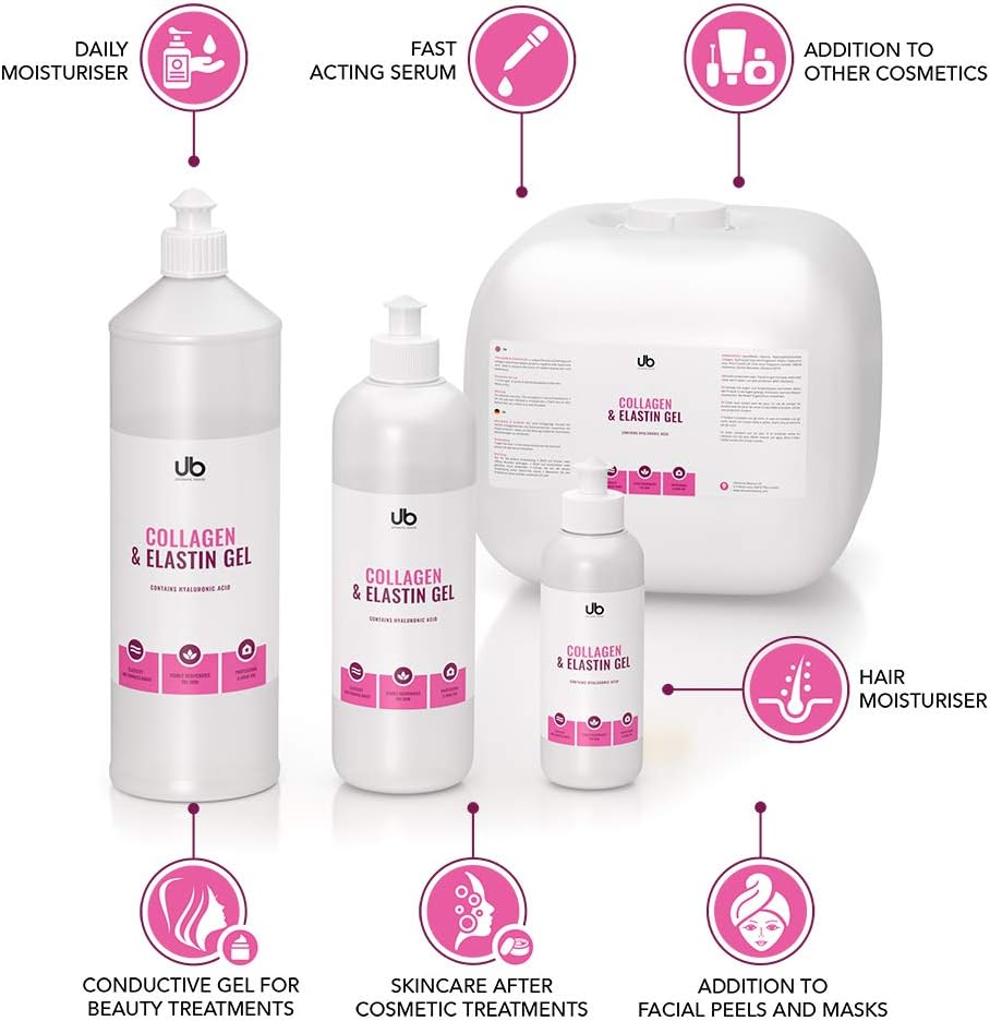 UB Collagen & Elastin Gel - Concentrated Serum, 250 ml (Pack of 1) - Image 3