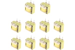 AEDIKO 10pcs EE-14 Audio Transformer High Efficiency Audio Isolation Transformers 1080 : 1080 Ohm for Voltage Amplification and Power Output