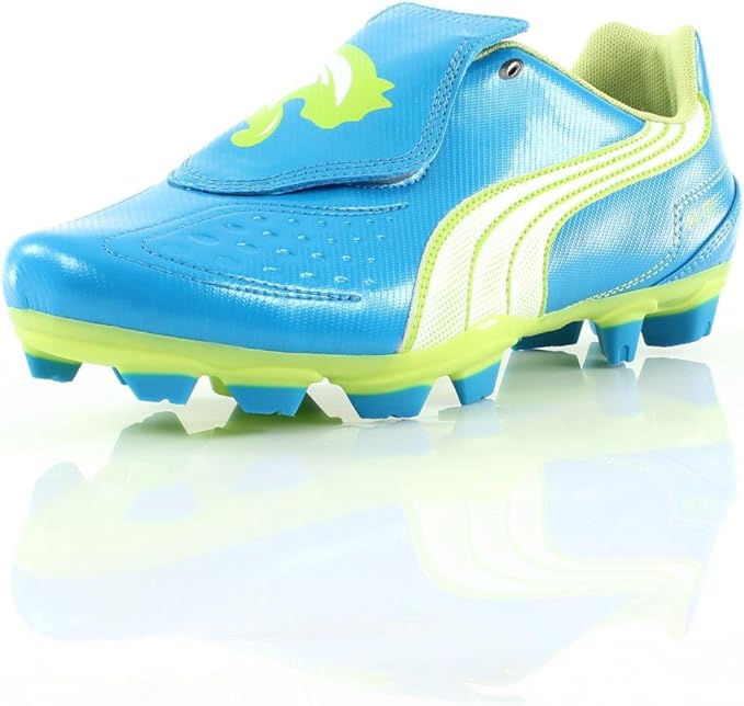 PUMA Soccer Shoes Football Blue Size 7.5 Sports & Outdoors