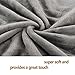 Shilucheng Luxury Fleece Blanket Super Soft and Warm Fuzzy Plush Lightweight King Couch Bed Blankets - Grey