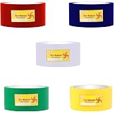 TREE MAISON CORONATING HOMES Vastu Combo of Five Color Tapes | Size-2 Inch(48 mm) Approx| Length- 20 Meter (Approx)| Vastu Tape Remedy for Toilet| Vastu Tape for Main Door Entrance | Pack of 5