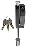 FIREFLYWEB Spring Loaded Latch pin Black Heavy Duty