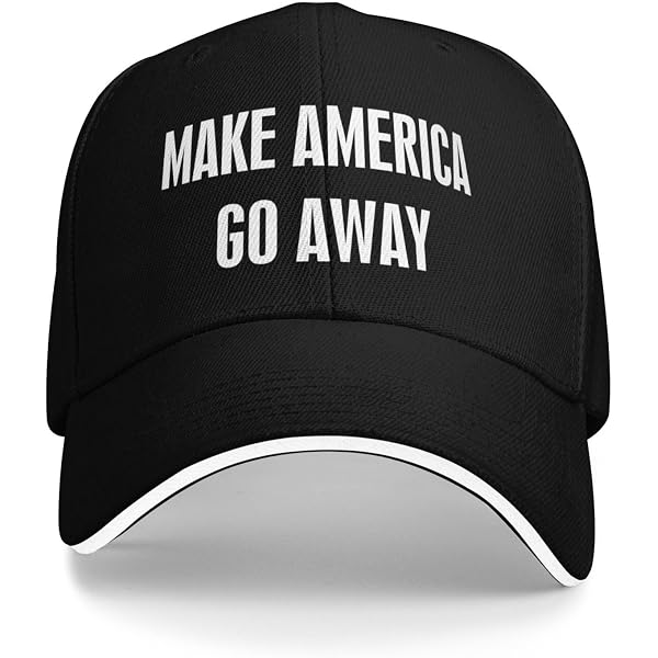 Casquette Brodée Make America Go Away – Style Streetwear Humoristique, Coton Mélange Confortable