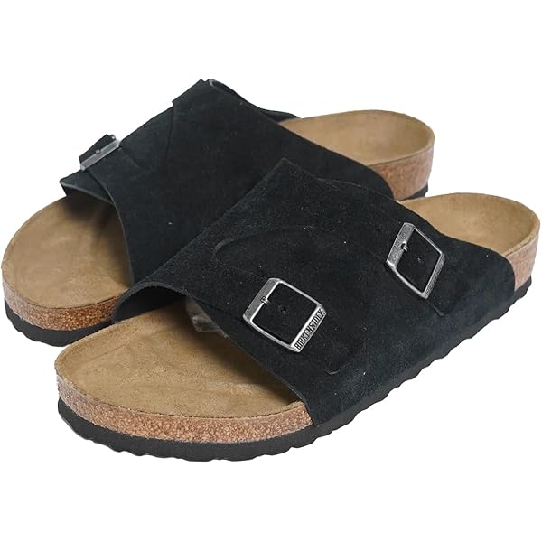 Amazon.com | ZURICH Zurich Wide Black, Black, 24.0 cm | Slides