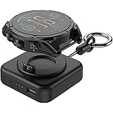 Charger for Garmin Watch - 1200mAh Portable Charger for Garmin Vivoactive 6 5, Fenix 8 7X 6, Venu 3s 3 2, Instinct 3 2, Forerunner 165 265 965, Approach S70 S62 S50 S44, Epix Pro 2, Tactix 8 7, Enduro