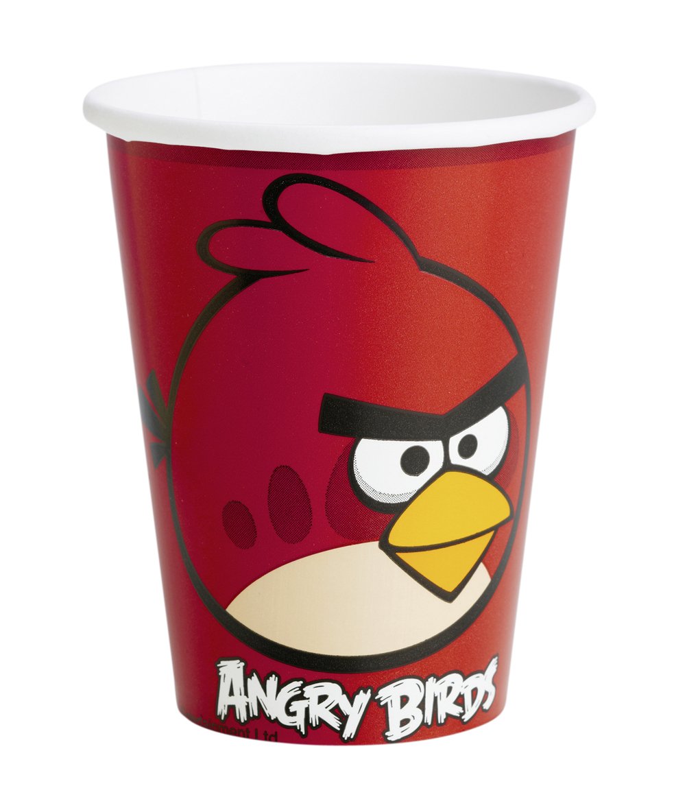 8 Partybecher Angry Birds