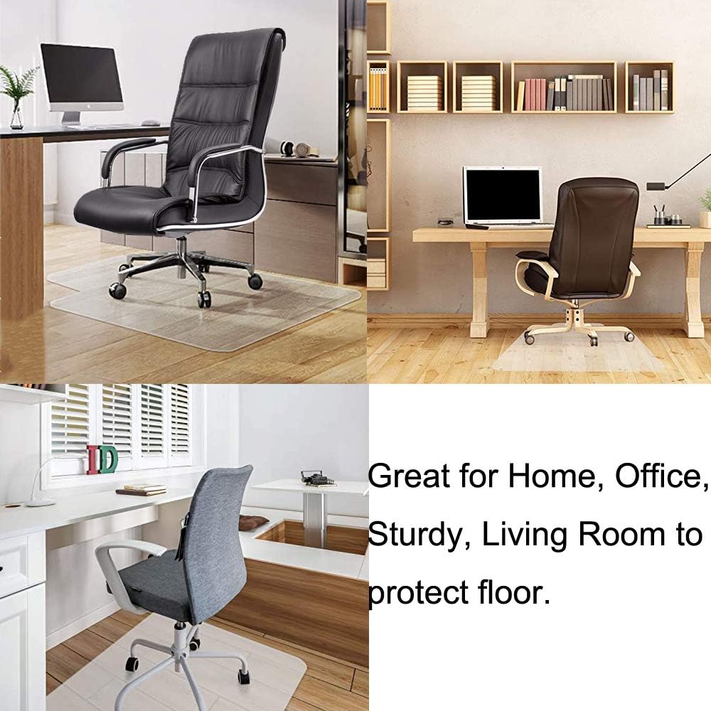 Chair Mat for Hard Floor Home Office Chair Mats Protector for Hardwood Floor 36"x 48" : Office Products