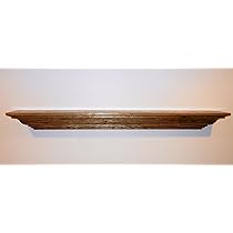Classic Wood Fireplace Mantel Shelf – Choose Your Size & Finish (Golden Oak, 48 Inches)