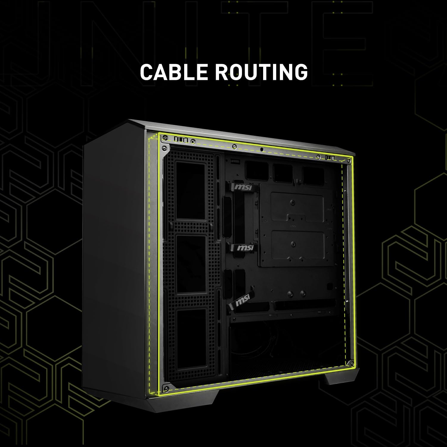 MSI MAG PANO M100R PZ - Premium Mid-Tower Gaming PC Case - Tempered Glass Side Panel - ARGB 120mm Fans - Liquid Cooling Support up to 360mm Radiator - Vented Front Panel