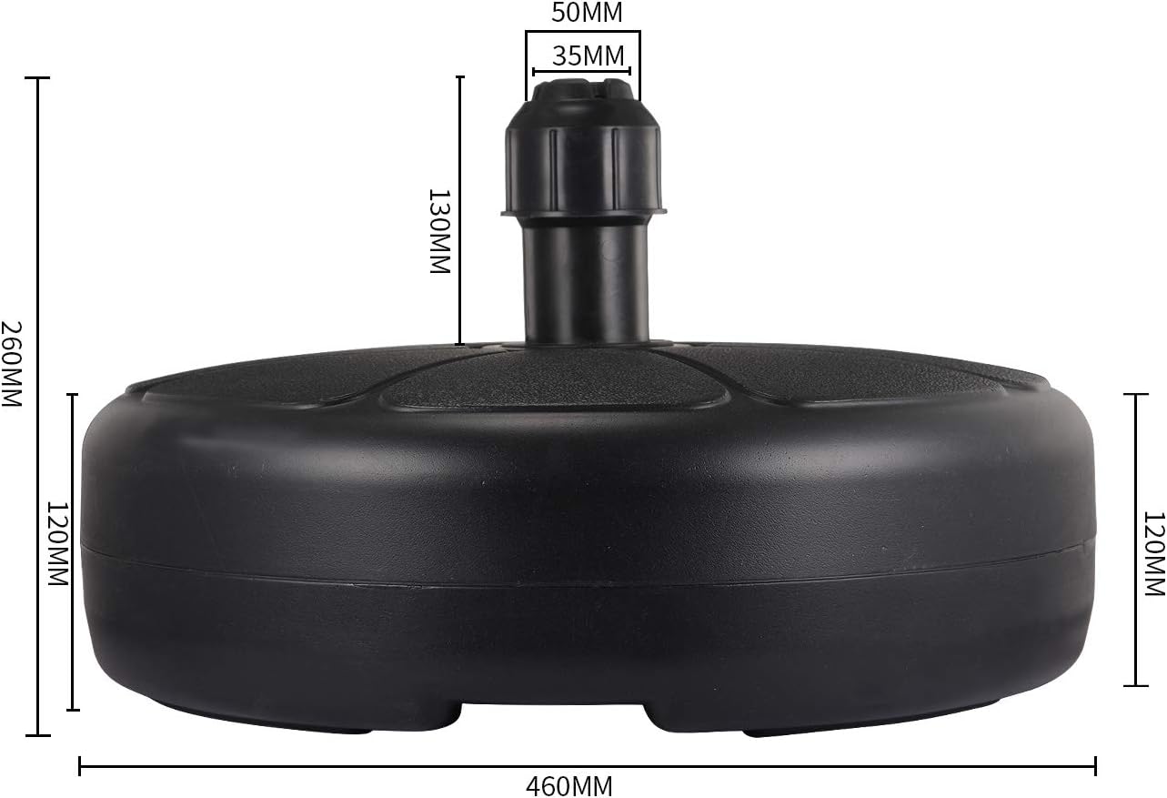 parasol base for 50mm pole